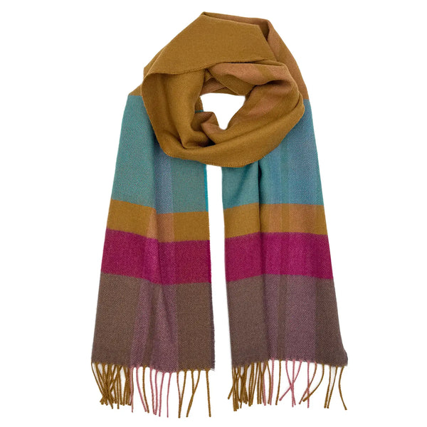 100% Baby Alpaca Scarf scarf Shupaca Golden Brown