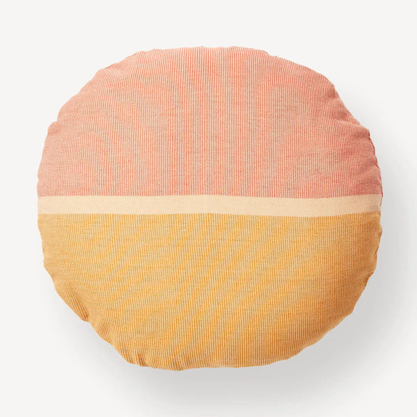 Valley Handwoven Round Pillow