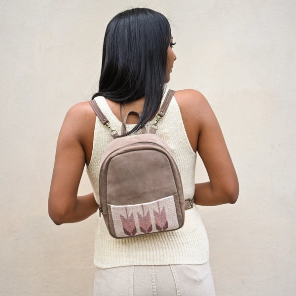 Raiz Mini Leather Backpack