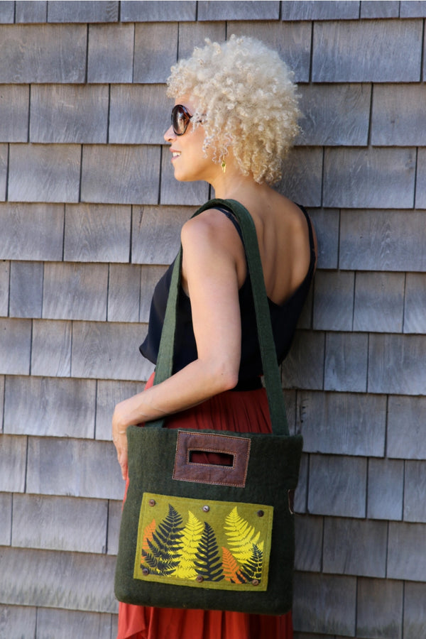 Customizable Felted Wool Tote