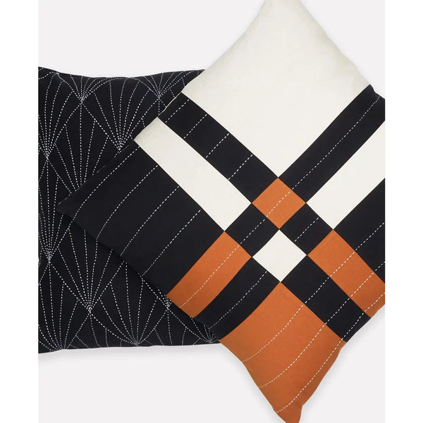 Patchwork Plaid Pillow Anchal Project