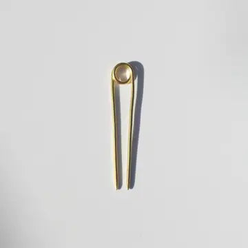 Raw Brass Loop Hair Pin Rover & Kin Mini