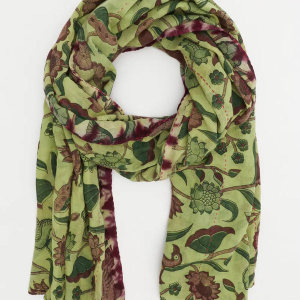 Vintage Kantha Scarf Blues/Purples Anchal Project Green