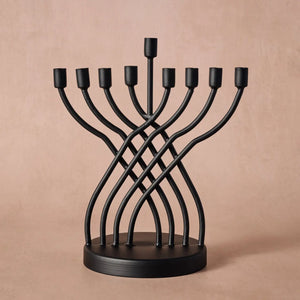 Crisscross Iron Menorah Ten Thousand Villages