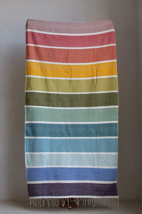 Kalam Handwoven Ethiopian Cotton Beach Towel Sabahar