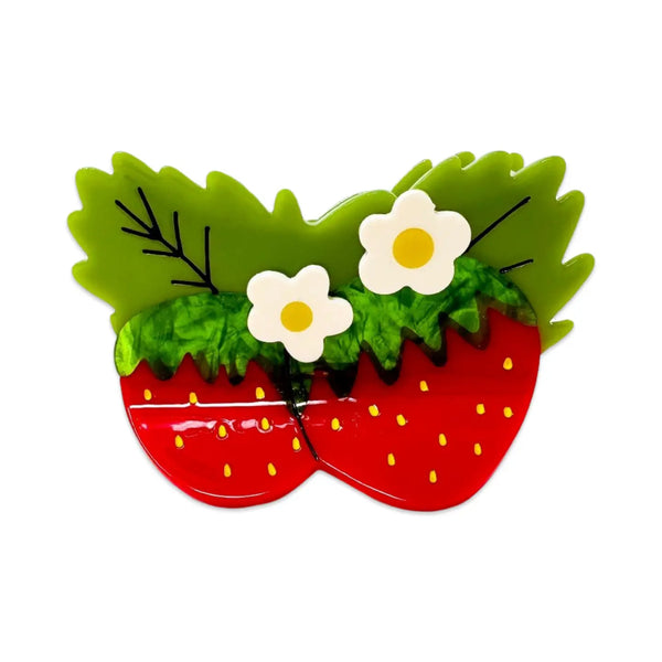 Large Hair Claw Clip Jenny Lemons Strawberry
