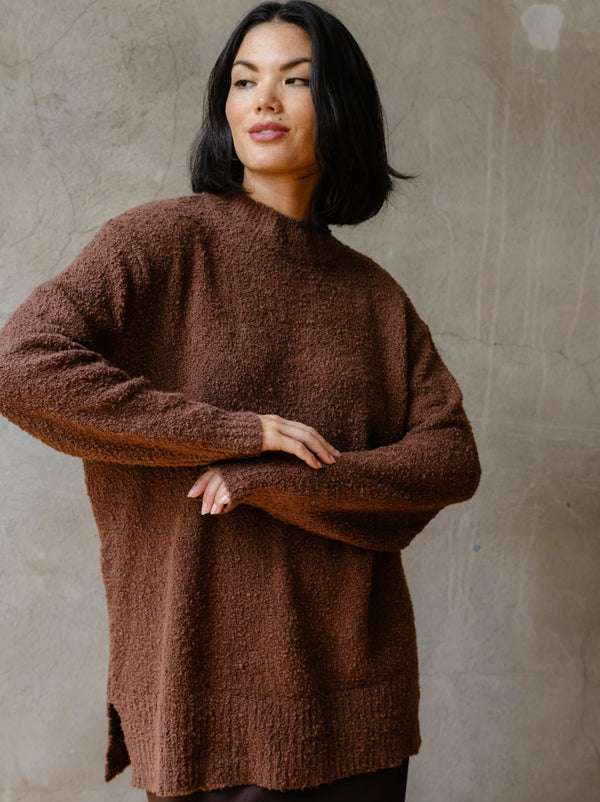 Alexis Boucle Sweater - Mocha
