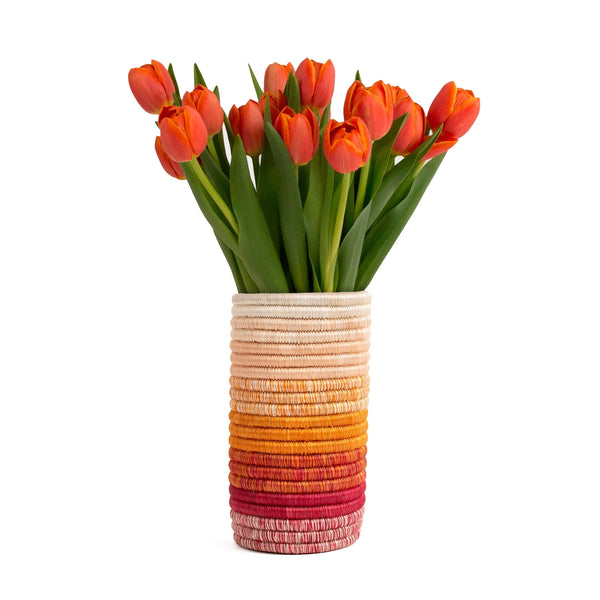 Spark Vase - 8" Cyndrical Kazi