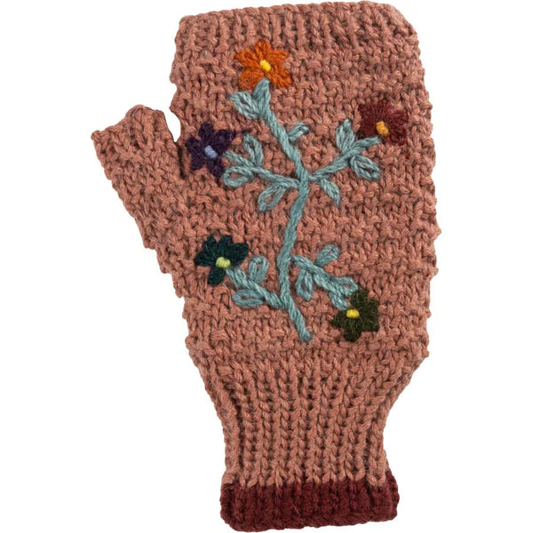 Flora Wrist Warmer Andes Gifts Rose