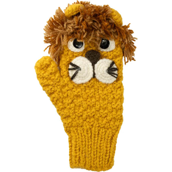 Kids Animal Mittens Andes Gifts Lion