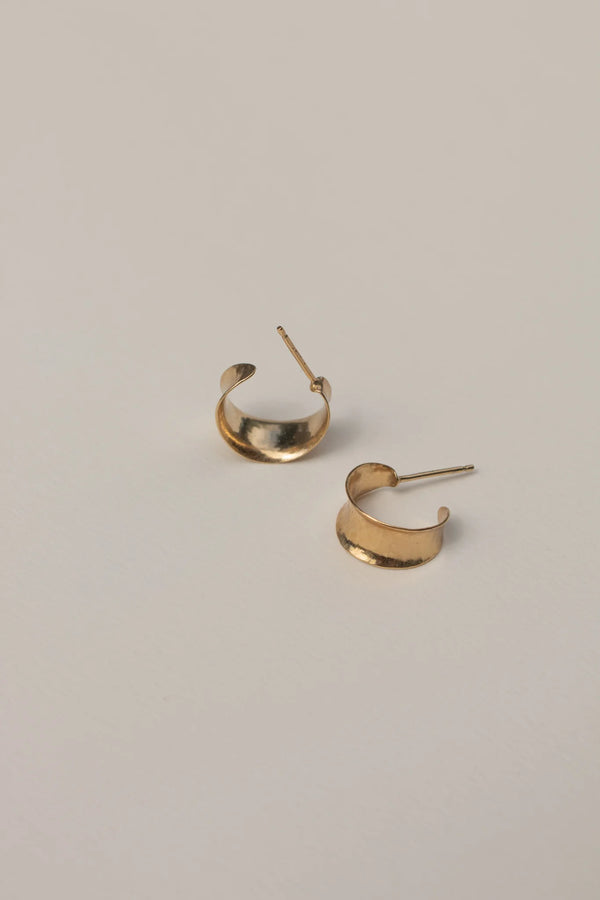 Tazara Gold Small Hoop Earrings