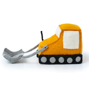 Felt Bulldozer Toy Regular Global Goods Partners   