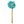 Felt Daisy Flower Light Blue Global Goods Partners Light Blue  