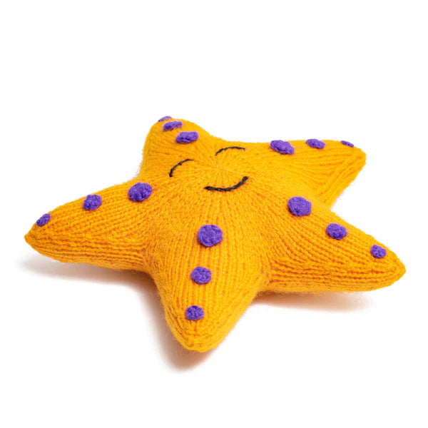 Knit Alpaca Starfish Toy