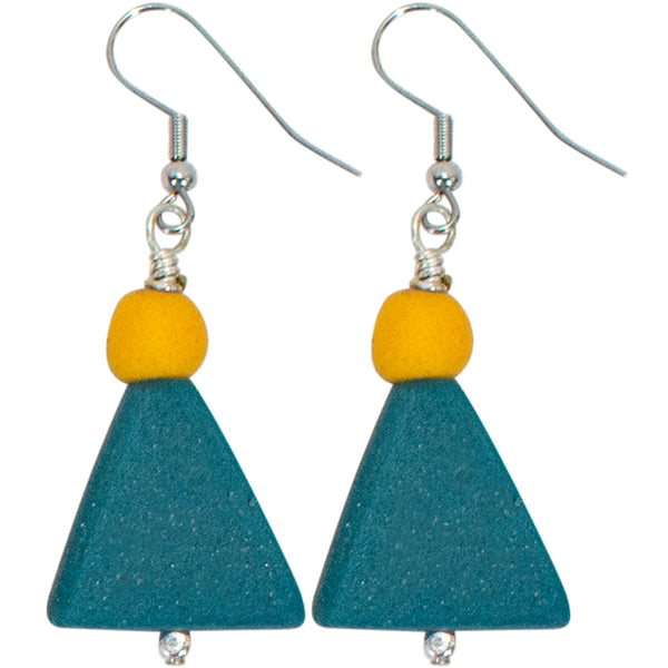 Fast Forward Recycled Glass Earrings