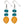 Kalahari  Glass Bead Earrings