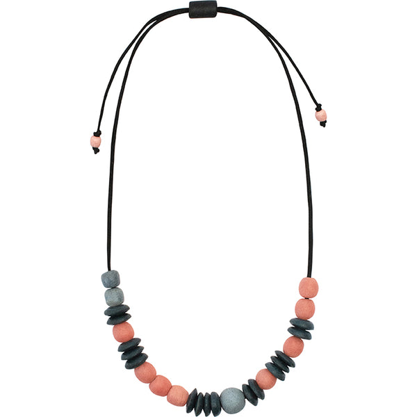 Makola Recycled Glass Bead Necklace