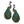 Peacock Earrings Tulia's Artisan Gallery