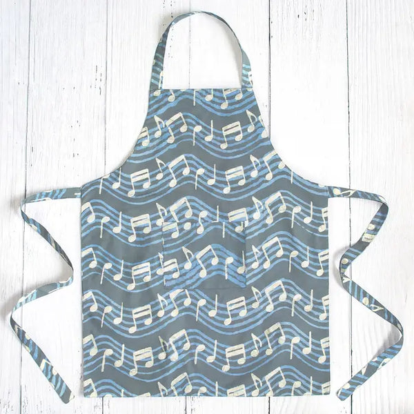 Reversible Apron Global Mamas Music Notes