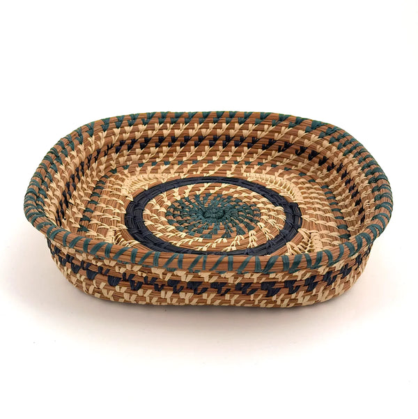 Marcela Pine Needle Basket Regular Mayan Hands   
