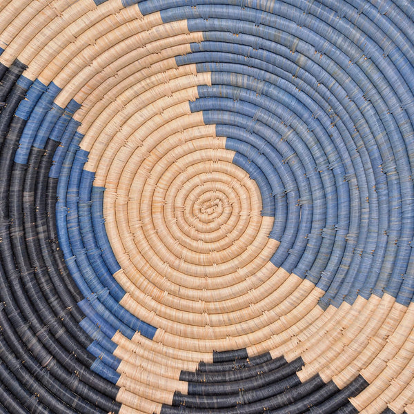 Coastal Minimalism Woven Wall Plate  - 21" Submerge Regular Kazi   