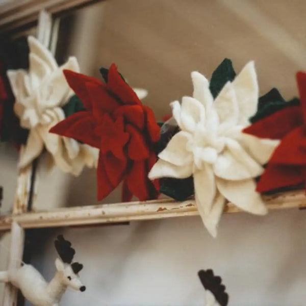 Poinsettia Garland Global Goods Partners