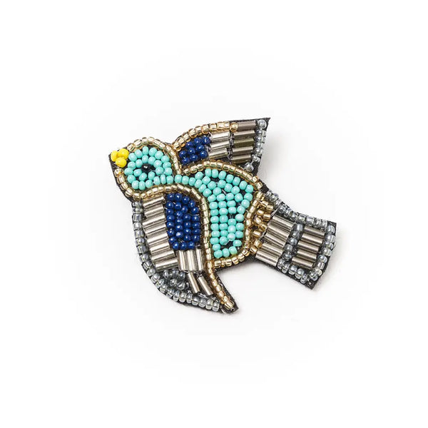 Beaded Brooch Matr Boomie Bird