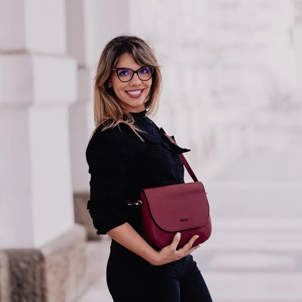 Apple Leather Cross Body Bag DeCe