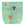 Bath Bin Basket Swahili Aqua Triangles