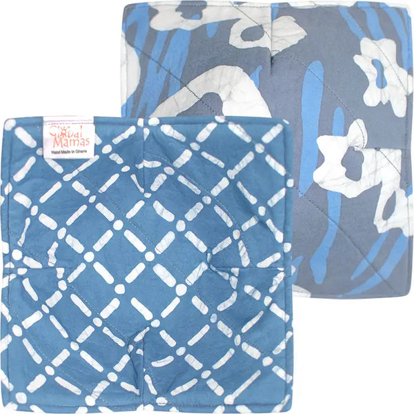 Batik Bowl Cozy Global Mamas Painted Floral Charcoal