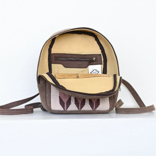 Raiz Mini Leather Backpack  MZ   