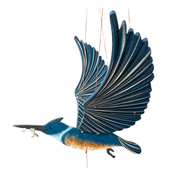 Belted Kingfisher Mobile Tulia's Artisan Gallery
