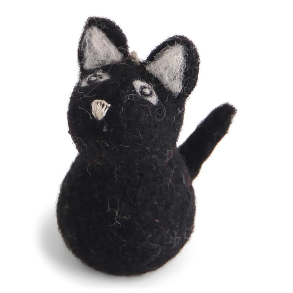 Mini Felt Christmas Ornaments Gry&Sif Black Cat