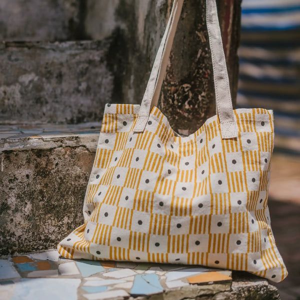 Block Print Tote Kit - Abstract Joyn