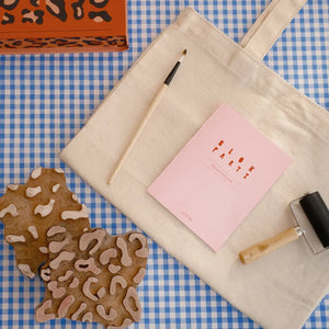 Block Print Tote Kit - Leopard Joyn