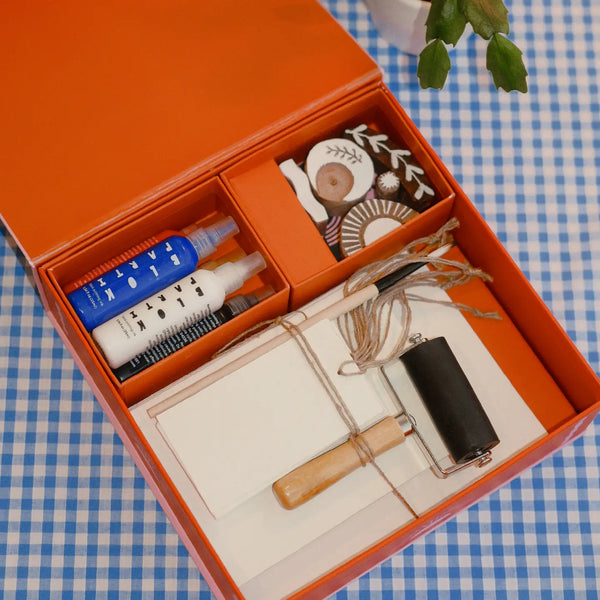 Block Print Stationary Kit - Cosmic Joyn