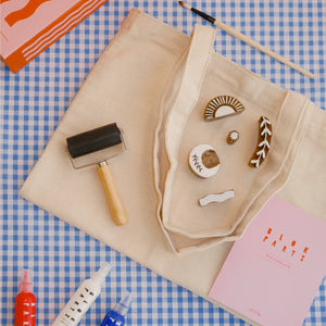 Block Print Tote Kit-Cosmic Joyn