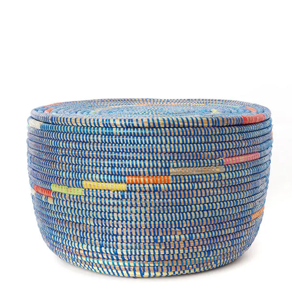 Flat Top Storage Basket Swahili