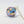 Mini Blown Glass Ornament Dandarah Blue Starry Sky