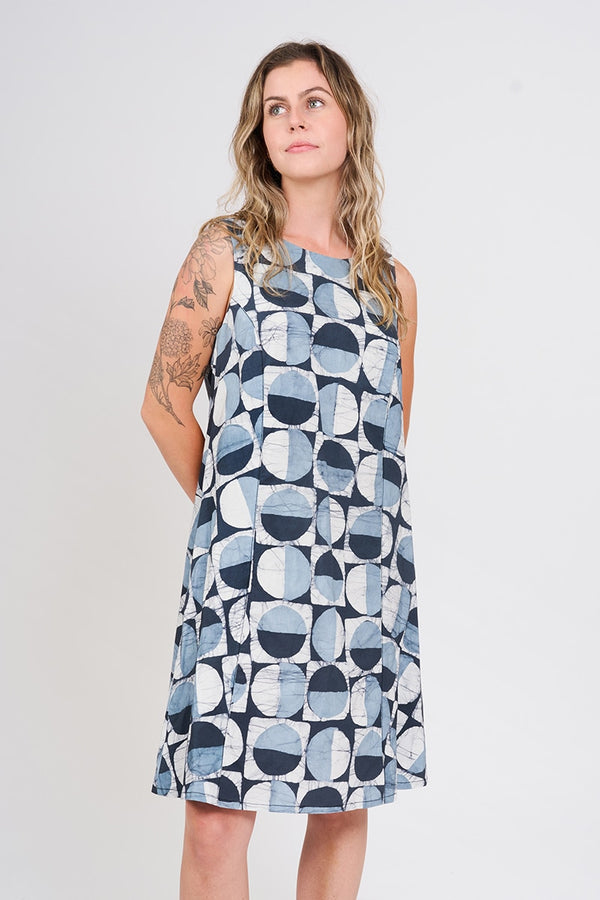 Boardwalk Dress - Mod Circles Global Mamas