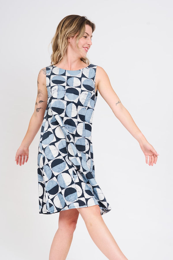 Boardwalk Dress - Mod Circles Global Mamas