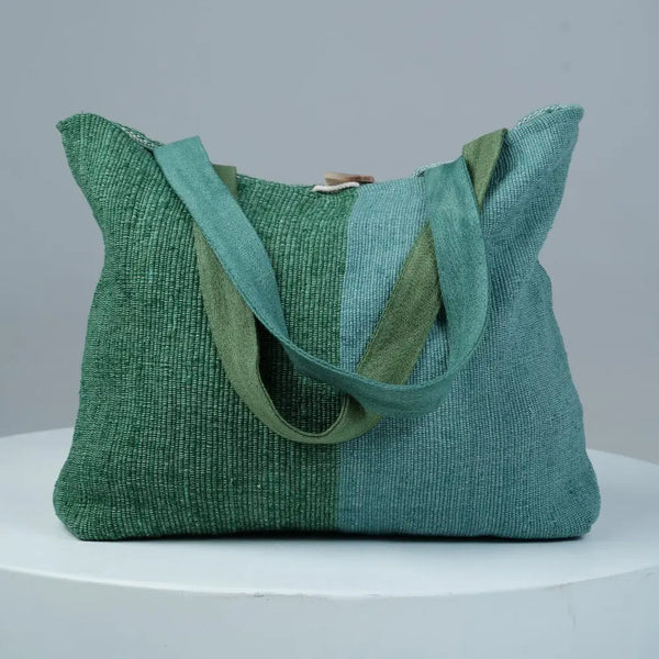 Borsa Ethiopian Tote Sabahar Teal