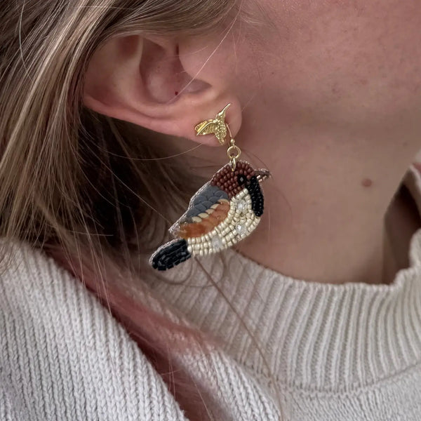 Brass Hummingbird Earring Fair Anita