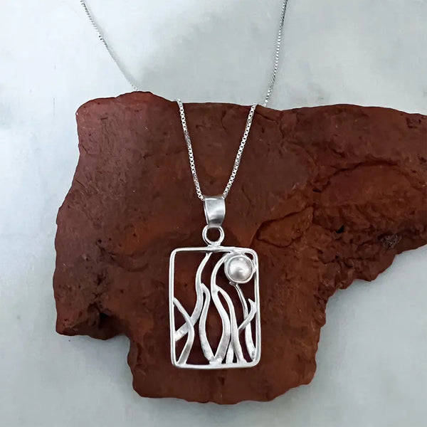 Rising Moon Necklace Women's Peace Collection