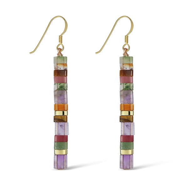 Cait Stone Earring Marquet Sunset