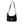 Canvas Crescent Crossbody Bag Ecodunia Black