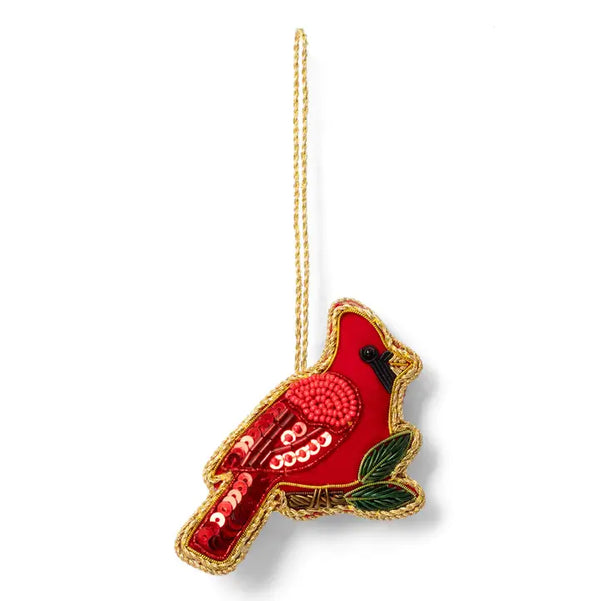Embroidered Plush Ornament Matr Boomie Cardinal