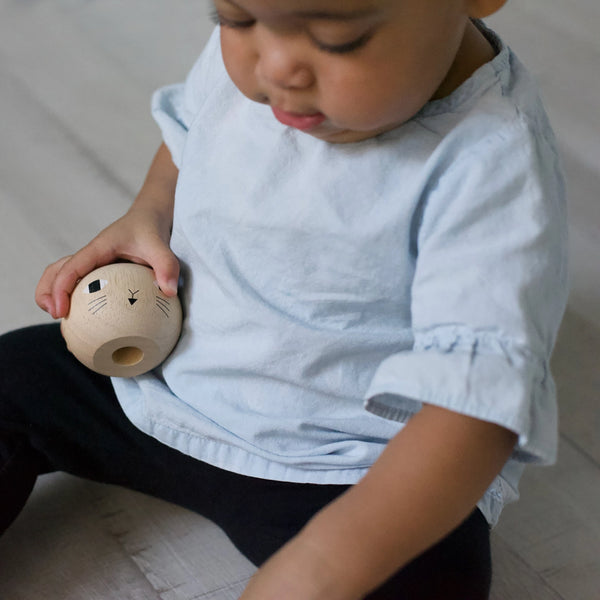 Wooden Ring Stacker Toy
