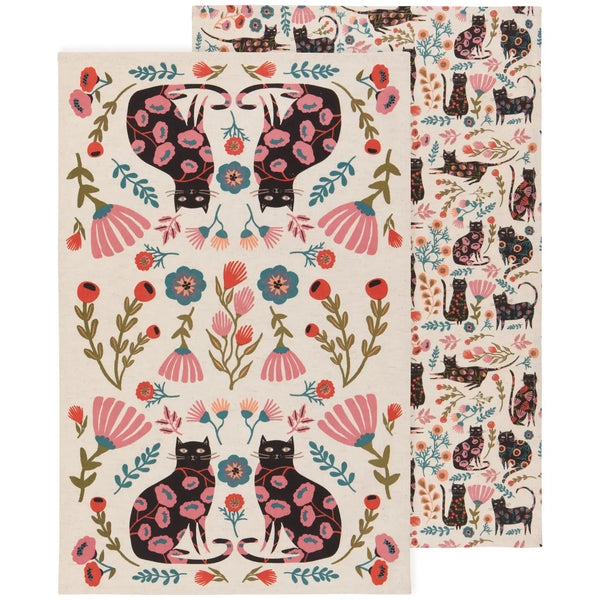 Cotton/Linen Dishtowel Set Danica Catbloom