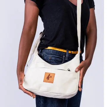 Canvas Crescent Crossbody Bag Ecodunia